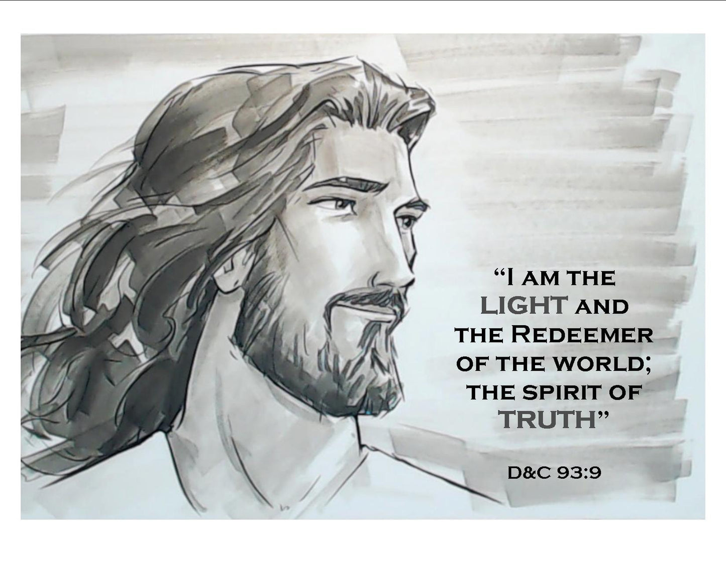 KPOP Demon Hunters Styled JESUS DRAWING download